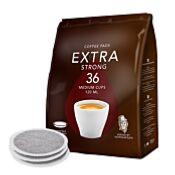 Dosettes Extra Strong 10x36 (KAFFEKAPSLEN)